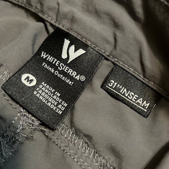 White Sierra convertible zip off Pants - Picture 3 of 7